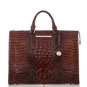 BRAHMIN BUSINESS TOTE! Never used! GORGEOUS